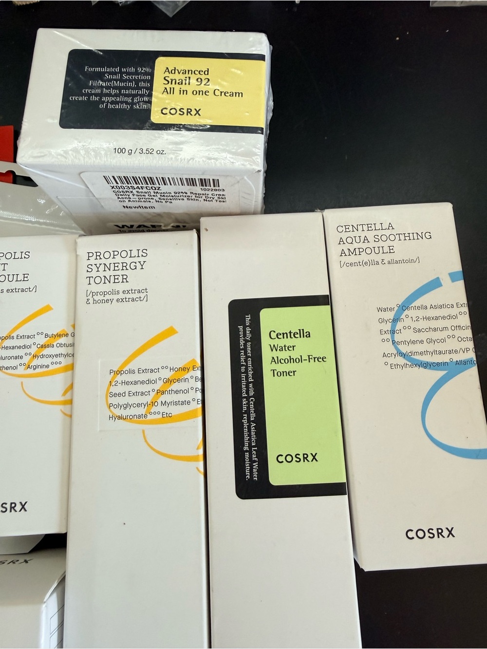 COSRX Skincare Lot - Snail Mucin, Propolis, Centella, Niacinamide, blemish patch - Picture 3 of 12